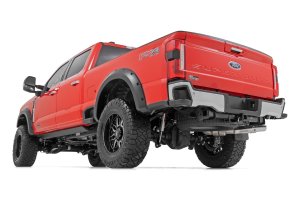 Ford F-250 Super Duty Fender Flares - Rough Country - Pocket - Gloss Black - 2023+ Ford F-250 Super Duty Fender Flares - Rough Country - Pocket - Gloss Black - 2023+